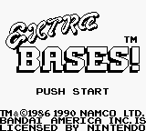 Trax title screen for GameBoy